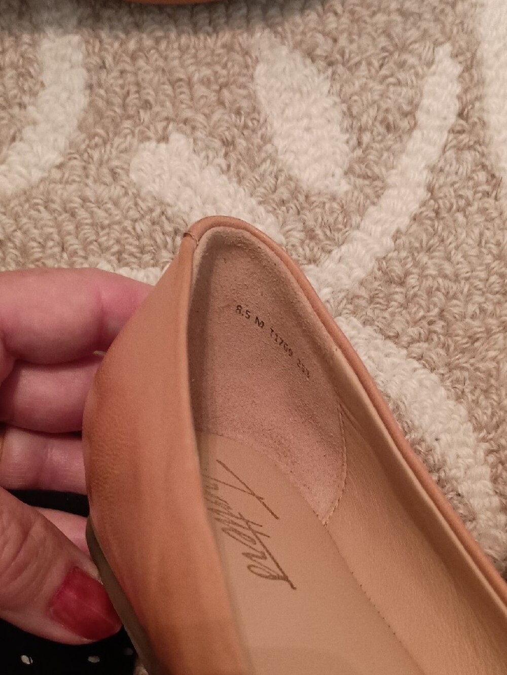 Trotters Estee Woven Leather Pointed-Toe Flats - Picture 7 of 7